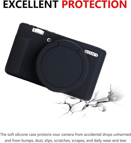 Sony ZV-1 Camera Case,Sony ZV1F/ZV-1M2/ZV-1 Mark II case,Anti-Scratch Slim Fit Lightweight Protective Case,Soft Sleeve with ZV1 Screen Protector in Saudi Arabia