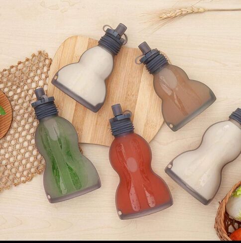 CaroDo Reusable Breast Milk Storage Bags with Cleaning Brush & Funnel - 250 ml 3 Pcs Silicone Breastmilk Storage Bag - Leak-Proof, BPA Free Self-Standing Milk Bags for breastmilk, Baby Food Pouches in Saudi Arabia