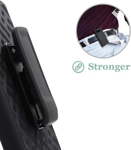 Fingic Compatible with Google Pixel 6 Holster Case Combo Shell Slim Rugged Case with Kickstand Swivel Belt Clip Holster Shockproof Cover for Google Pixel 6 2021(6.4 inch), Black in Saudi Arabia