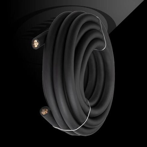 KICKER Warhorse 50PWBK020 100% نحاس 1/0 AWG سلك أرضي، 20 قدم، أسود، ROHS in Saudi Arabia