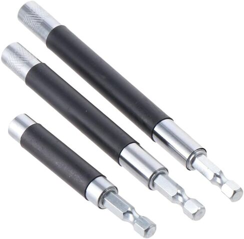 1/4 Hex Shank Quick Release Electric Drill Magnetic Screwdriver Bit Holder Extension Rod Change Shank Tool 80/120/140mm in Saudi Arabia