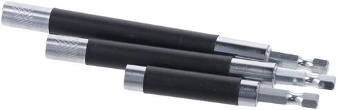 1/4 Hex Shank Quick Release Electric Drill Magnetic Screwdriver Bit Holder Extension Rod Change Shank Tool 80/120/140mm in Saudi Arabia