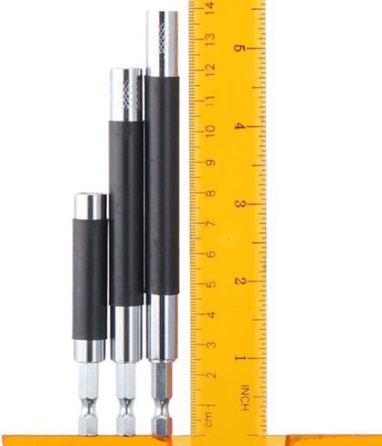 1/4 Hex Shank Quick Release Electric Drill Magnetic Screwdriver Bit Holder Extension Rod Change Shank Tool 80/120/140mm in Saudi Arabia