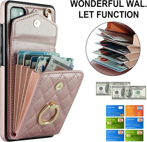 QLTYPRI Crossbody Wallet Case for Samsung Galaxy S20 FE, PU Leather Phone Case with RFID Blocking Card Slots Holder Ring Kickstand Wrist Strap Lanyard Handbag Purse Cover for Samsung S20 FE – Black in Saudi Arabia