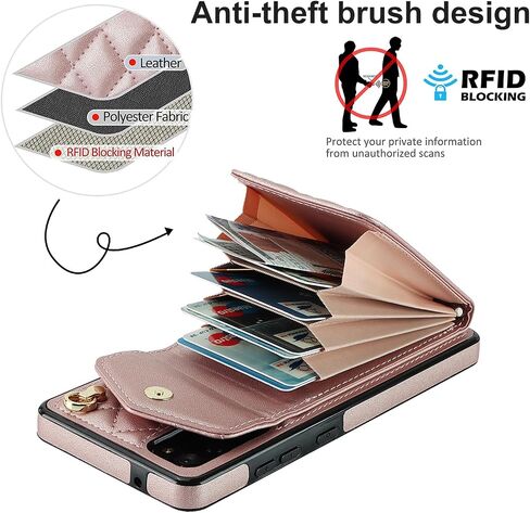 QLTYPRI Crossbody Wallet Case for Samsung Galaxy S20 FE, PU Leather Phone Case with RFID Blocking Card Slots Holder Ring Kickstand Wrist Strap Lanyard Handbag Purse Cover for Samsung S20 FE – Black in Saudi Arabia