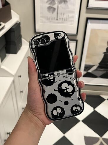 مصمم لهاتف Samsung Galaxy Z Flip 6، جراب لطيف مضاد للانزلاق ومضاد للخدوش ومضاد للصدمات لهاتف Samsung Galaxy Z Flip 6 5G 2024 in Kuwait