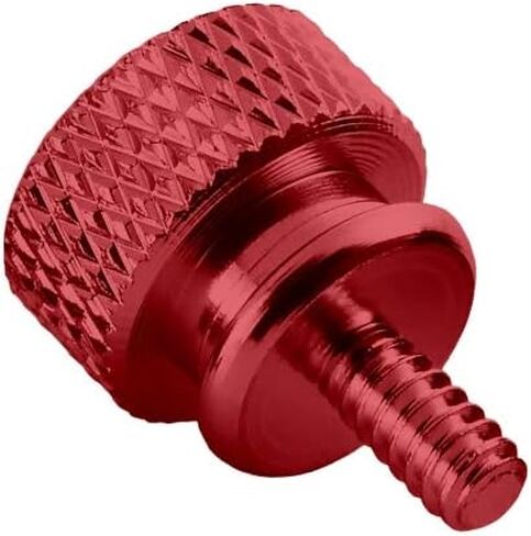 CableMod Anodized Aluminum Thumbscrews (Red, UNC 6-32, Pack of 10) in Saudi Arabia