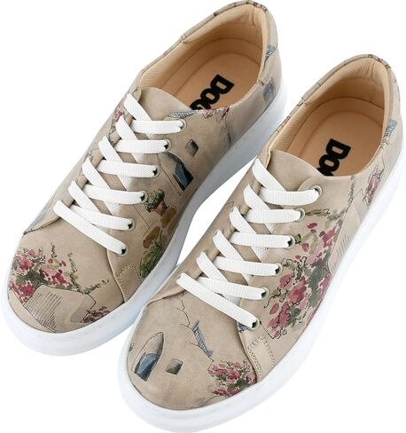 DOGO Wedge Sneakers for Women - Handmade and Vegan Leather Platform Sneakers for Women, Unique Chunky Sneakers in Kuwait