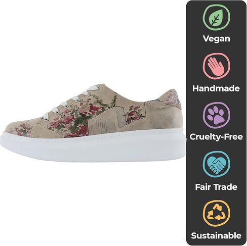 DOGO Wedge Sneakers for Women - Handmade and Vegan Leather Platform Sneakers for Women, Unique Chunky Sneakers in Kuwait