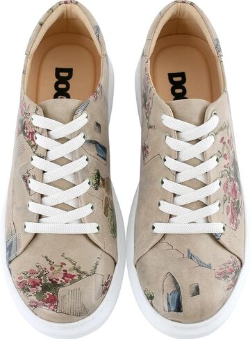 DOGO Wedge Sneakers for Women - Handmade and Vegan Leather Platform Sneakers for Women, Unique Chunky Sneakers in Kuwait