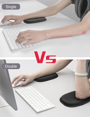 Vaydeer Cloud Elbow Pad, Desk Arm Rest Support, Soft Memory Foam Wrist Rest, Ergonomic Cushion Padding, Carpal Tunnel Pain Relief Gel Mouse Pillow for Computer Laptop Office Gaming Car Chair Accessory in Saudi Arabia