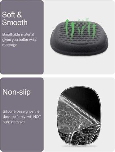 Vaydeer Cloud Elbow Pad, Desk Arm Rest Support, Soft Memory Foam Wrist Rest, Ergonomic Cushion Padding, Carpal Tunnel Pain Relief Gel Mouse Pillow for Computer Laptop Office Gaming Car Chair Accessory in Saudi Arabia