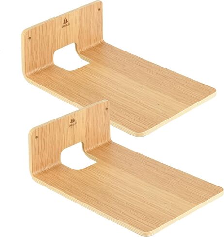 TXEsign 2 Pack Wall Mount Bookshelf Speaker Stand for Edifier R1280T/R1280DB/R1700BT Bookshelf Speakers, Wooden Wall Shelves Bookshelf Speakers Floating Shelves Display Wall Holder(10.04'' X 7.05'') in Saudi Arabia