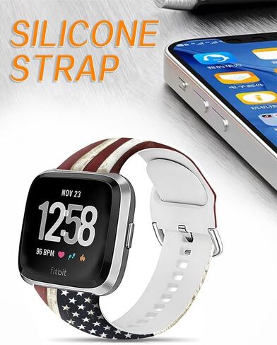 سوار رياضي متوافق مع Versa 4/Versa 3/Sense 2/Sense للنساء والرجال، حزام معصم بديل مرن للساعة الذكية Versa 4/Versa 3/Sense 2 in Kuwait