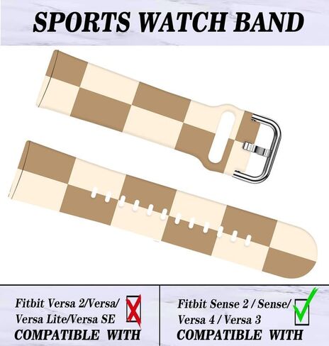 Sport Band Compatible with Versa 4/Versa 3/Sense 2/Sense for Women Men,Elastic Replacement Wristbands Strap for Versa 4/Versa 3/Sense 2 Smart Watch in Saudi Arabia