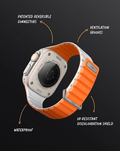 UNIQ REVIX EVO REVERSIBLE MAGNETIC WATCH STRAP compatible with Apple Watch (41MM) in Saudi Arabia