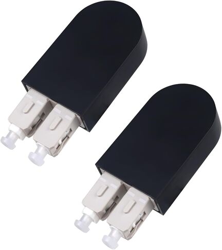 Xunsomten-2PC SC Fiber Optic Loopback Adapter Tester ​Multimode UPC SC Loopback Plug Standard Duplex SC Connector Loopback Adapter/Test Plug for Testing Applications in Kuwait