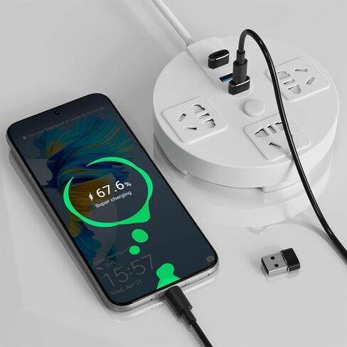 Meliya USB C to USB Adapter 2 Pack, Type C Female to USB A Male Charger Cable Converter for iWatch Ultra 9 8 7 SE,iPhone 15 14 13 12 11 Pro Max,iPad Pro Air 9 10 6 Mini (Black+Black) in Saudi Arabia