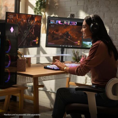 HP OMEN 45L Gaming Desktop, 14th Generation Intel Core i7-14700K, 16 GB RAM, 1 TB Solid State Drive, NVIDIA GeForce RTX 4070 Super Graphics, Windows 11 Pro, GT22-2050 (2024) in Saudi Arabia
