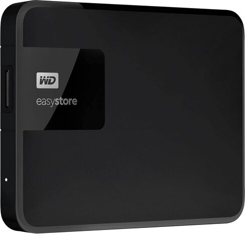 القرص الصلب المحمول ويسترن ديجيتال WD WDBKUZ0020BBK-WESN Easystore 2 تيرابايت USB 3.0 خارجي - أسود in Saudi Arabia