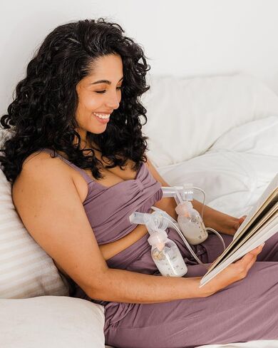 Kindred Bravely Sleep Pumping Bra & Sublime Nursing Bra Bundle (Twilight, X-Large) in Kuwait