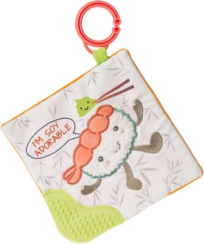Sweet Soothie Crinkle Teether Toy with Baby Paper and Squeaker, 6 x 6-Inches, Croissant in Saudi Arabia