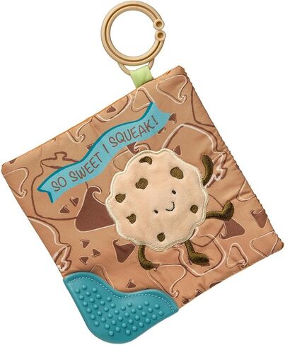 Sweet Soothie Crinkle Teether Toy with Baby Paper and Squeaker, 6 x 6-Inches, Croissant in Saudi Arabia