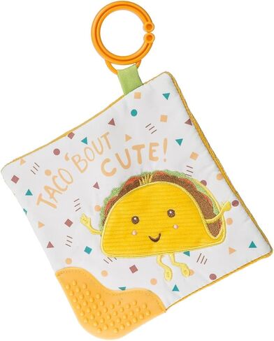 Sweet Soothie Crinkle Teether Toy with Baby Paper and Squeaker, 6 x 6-Inches, Croissant in Saudi Arabia