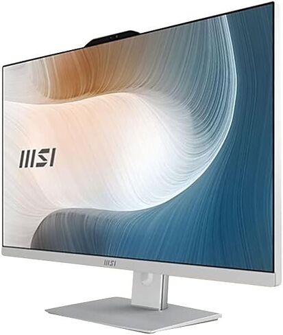 MSI Modern AM272P AIO Desktop, 27" FHD IPS-Grade LED, Intel Core i7-1260P, 16GB Memory (dual-chl), 512GB SSD, WiFi 6, BT 5.1, White, Windows 11 Home (12M-028US) in Saudi Arabia