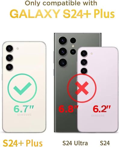 DEERLAMN Case for Samsung Galaxy S25 Ultra with Slide Camera Cover+Screen Protector (1 Pack), Rotated Ring Kickstand Military Grade Shockproof Protective Cover-Black in Saudi Arabia
