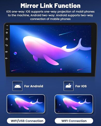 لـ 2004-2010 VW Beetle Android راديو ستيريو للسيارة مع Carplay لاسلكي Android Auto، 2+32G 9 بوصة تعمل باللمس راديو واي فاي GPS ملاحة بلوتوث FM RDS EQ وصلة مرآة in Saudi Arabia