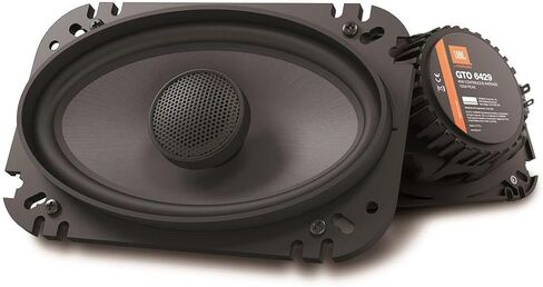 JBL GTO Series Premium 4 x 6 Inches Co-Axial Speakers Pair with Patented Plus One Woofer Cone, Silk Dome Tweeters - Set of 2 Bundled with Earbuds in Saudi Arabia