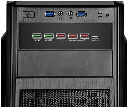 EZDIY-FAB 5.25in 10Gbps USB 3.1 Gen2 Hub ومنفذ Type-C، لوحة وصل USB أمامية مع QC 3.0 شحن سريع in Kuwait