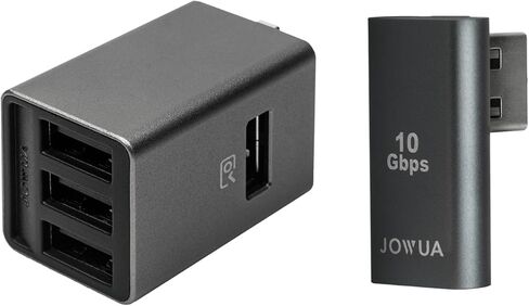 Jowua 4 Port USB Dashcam Hub لطراز Tesla المعاد تصميمه 3 Highland 2024+، لاستخدام صندوق القفازات، واحد USB فائق السرعة، ثلاثة USB HiSpeed in Kuwait