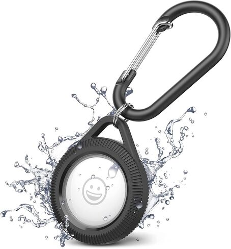 Catalyst Waterproof Airtag Cover with Carabiner Hook for Easy Hanging, Protective case with Anti-Scratch Anti-Lost, Shock Proof, Device Locator Compatible with Apple AirTags (Hang-It) in Saudi Arabia