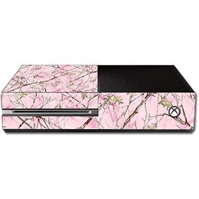 MightySkins Glossy Glitter Skin for Microsoft Xbox One - Conceal Pink | Protective, Durable High-Gloss Glitter Finish | Easy to Apply, Remove, and Change Styles | Made in The USA