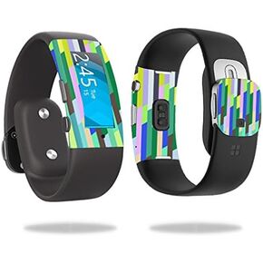 MightySkins Skin Compatible with Microsoft Band 2 Cover Skins Sticker Watch Fruit Stripes