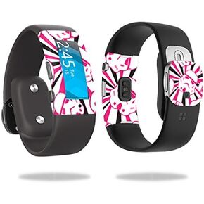 MightySkins Skin Compatible with Microsoft Band 2 Cover Skins Sticker Watch Pink Trooper Storm