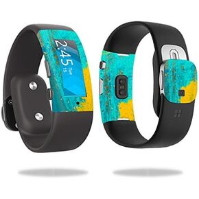 MightySkins Skin Compatible with Microsoft Band 2 Cover Skins Sticker Watch Acrylic Blue