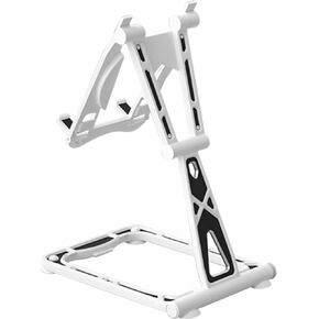 Mobile Phone Stand Desktop Mobile Phone Stand,Foldable Portable Mobile Phone Stand,Adjustable Angle,Suitable for 4-12 inch Mobile Phones and Tablets-Black