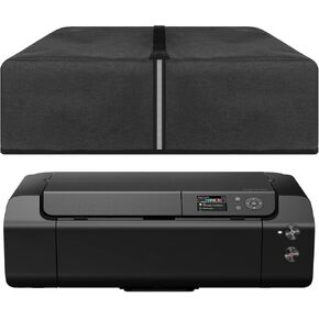 Printer Dust Cover Compatible with Canon imagePROGRAF Pro-300 or Canon Pixma Pro-200 Printers,Splash-Proof Fabric Easy to Clean & Storage,Dark Grey