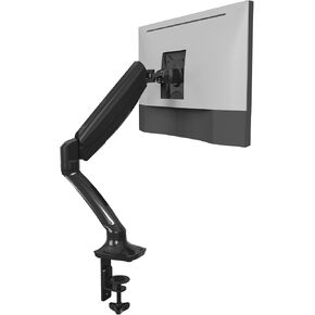 FlexiSpot Single Monitor Stand for Desk Adjustable Spring Vesa Monitor Mount with C Clamp for 17 to 30 Inch Computer Screens Heavy Duty Monitor Arm Hold up to 3.3 to 11lbs