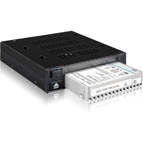 ICY DOCK U.2 NVMe PCIe 3.0/4.0 SSD Tray-Less Docking Enclosure for External 3.5" Drive Bay | flexiDOCK MB021VP-B (Tri-Mode Incompatible)