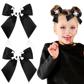 Back to School Hair Clips Yellow Pencil Hair Bows for Girls Cute Bowknot Hair Accessories Soft Bow Hairpins Students Toddlers Kids Alligator Hair Barrettes for School Opens Season Decor 2pcs