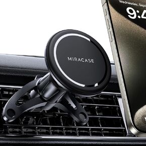 Miracase for MagSafe Car Mount, Strong Magnetic Phone Holder for Car Vent, 360° Rotation Hands Free Phone Holders for Your Car, Universal Air Vent Car Cell Phone Holder Mount for iPhone & All Phones