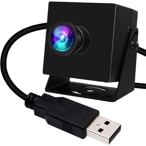 ELP 1080P 120fps USB Camera for Computer 12MP Wide Angle PC Camera High Speed Mini UVC USB2.0 Web Camera for Desktop Computer Industrial USB Security Camera Mini Lightburn Camera for Raspberry Pi