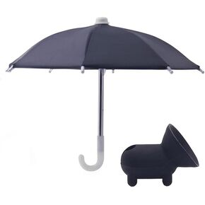 Phone Umbrella for Sun, Cell Phone Umbrella Sun Shade, Universal Adjustable Piggy Suction Cup Phone Stand Umbrella for Phone, Sun Shade Cover for Phone Block Glare Anti-reflection