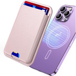 محفظة هاتف مغناطيسية من Coolpow لمحفظة Apple Magsafe 【مغناطيس فائق】 لحامل بطاقات محفظة iPhone لمحفظة Apple Magsafe لهاتف iPhone 15 14 13 12 Pro Max Plus mini Mag Safe Wallet in Kuwait