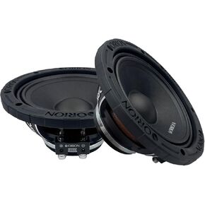 ORION HCCA64NDC HCCA Series 6.5" Ultra Efficient Neodymium Midrange Dust Cap Loudspeaker, 1400W Max Power, 350W RMS, 4 Ohm, 1.5" Voice Coil - High Output Pro Car Audio, Premium Quality Speaker (Pair)