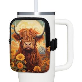 Cup Carrier Pouch Water Bottle Pouch for Stanley Accessories